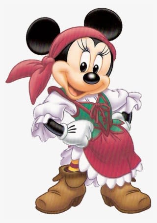 Minnie Mouse Clipart, Mickey Minnie Mouse, Disney Clipart, - Minnie Mouse Pirate - Transparent PNG Free Download