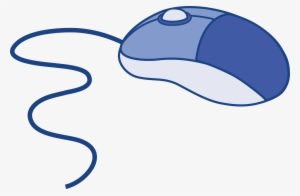 Blue Computer Mouse - Computer Mouse Clipart - Transparent PNG Free Download