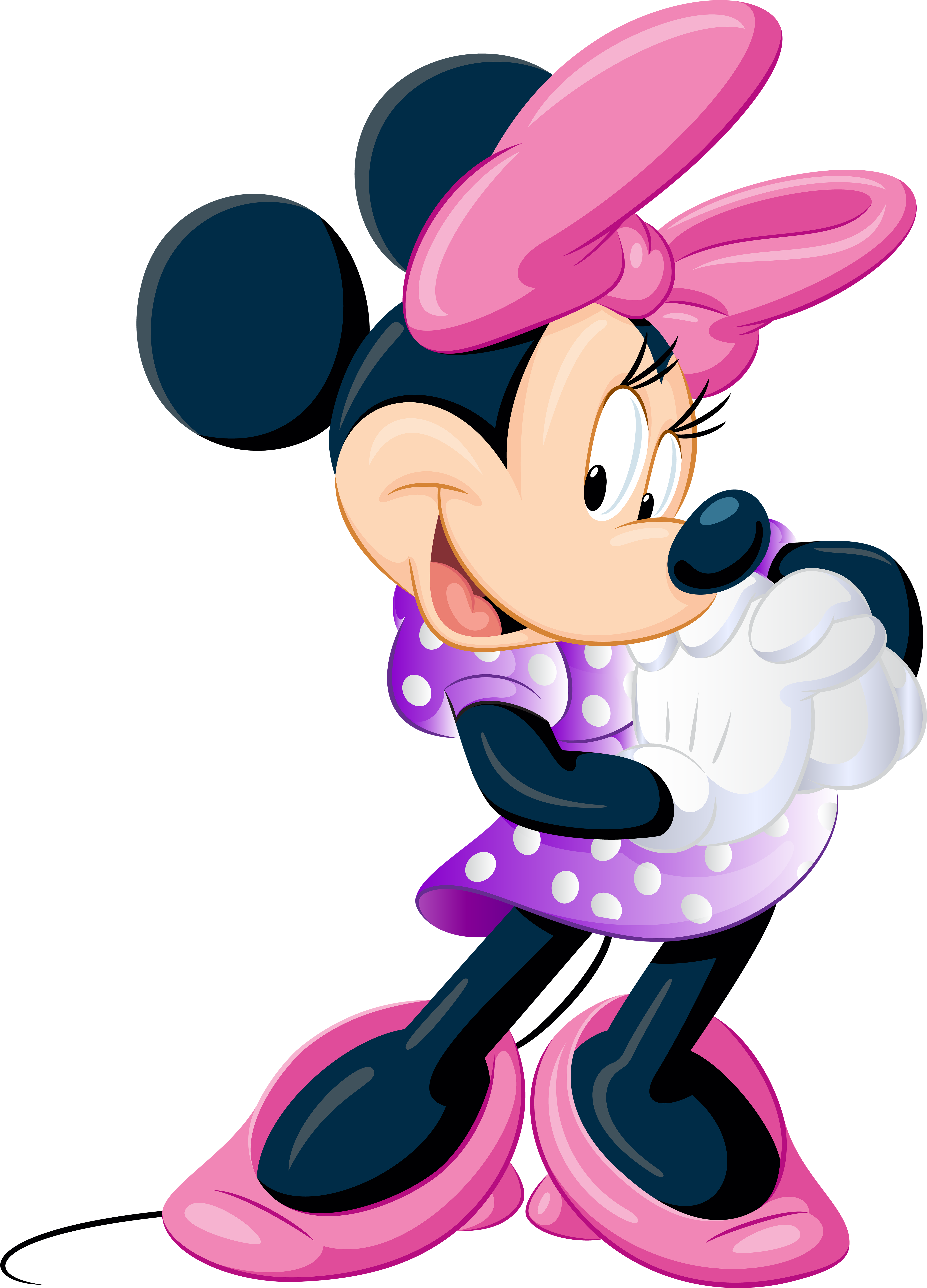 Minnie Mouse Free Clip Art Image - Minnie Mouse Clipart Png - Transparent PNG Free Download