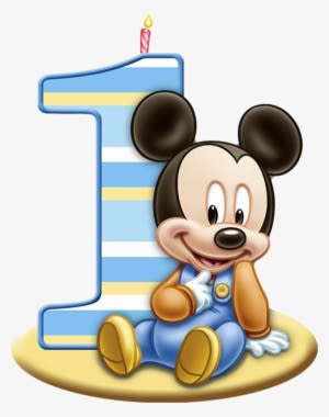 Svg Transparent Stock Baby Minnie Mouse 1st Birthday - Mickey Mouse For Birthday - Transparent PNG Free Download