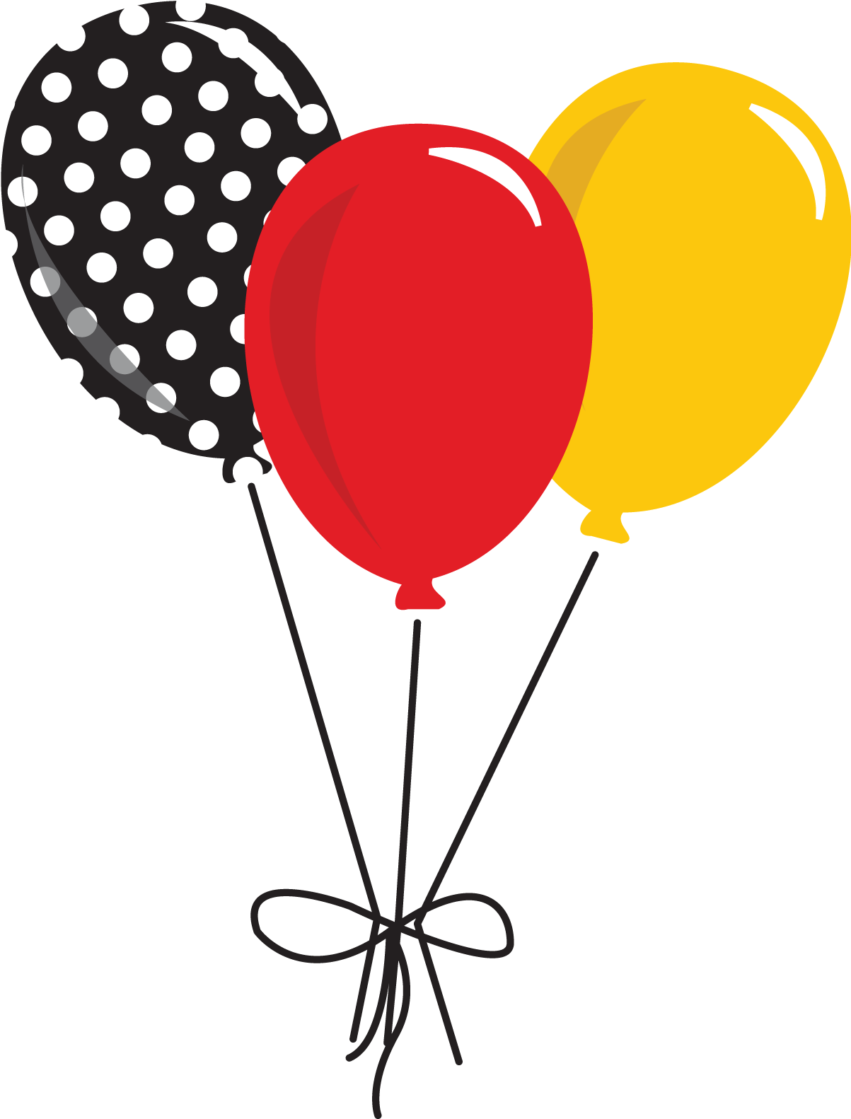 Mickey Mouse Banner Png Graphic Library Download - Minnie Mouse Balloons Png - Transparent PNG Free Download
