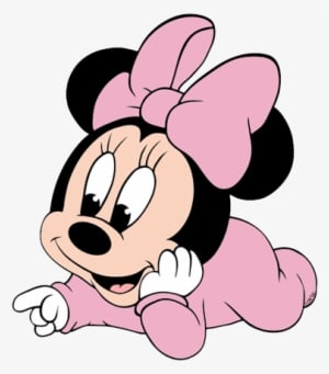 Babies Clipart Minnie Mouse - Baby Minnie Mouse Png - Transparent PNG Free Download