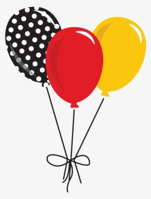 Mickey Mouse Banner Png Graphic Library Download - Minnie Mouse Balloons Png - Transparent PNG Free Download