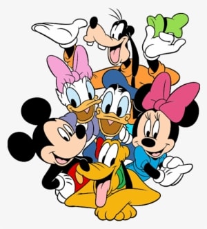 Clipart Friends Minnie Mouse - Mickey Mouse And Friends - Transparent PNG Free Download
