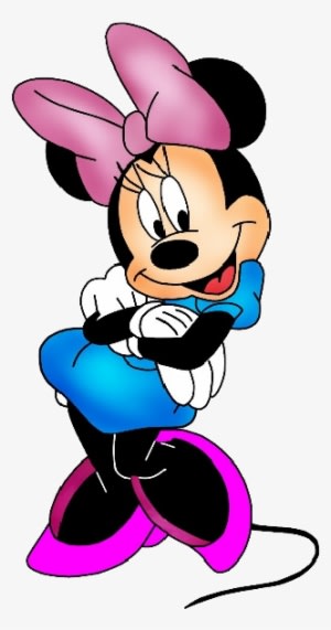Minnie Mouse-7 - Minnie Mouse Crossed Arms - Transparent PNG Free Download