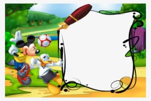 Mickey Mouse Frame Numbers Banner Clip Art - Mickey Mouse Frame Png - Transparent PNG Free Download
