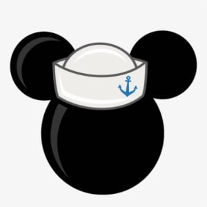 Mouse Head With Sailor Hat Freebies Free Svg Files - Mickey Mouse Sailor Hat - Transparent PNG Free Download