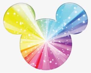 Mickey Mouse Rainbow - Mickey Mouse Ears Colorful - Transparent PNG Free Download