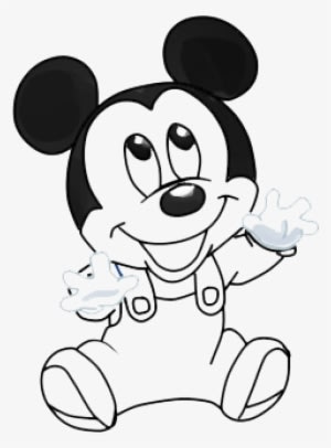 Drawn Mickey Mouse Sketch - Mickey Mouse Bebe Png - Transparent PNG Free Download