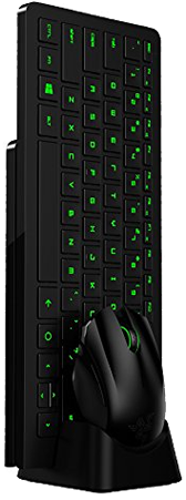 Gaming Keyboard & Mouse - Razer Turret Living Room Gaming Mouse And Lapboard - Transparent PNG Free Download