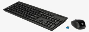 Hp Wireless Keyboard And Mouse - Hp 200 Keyboard Mouse - Transparent PNG Free Download
