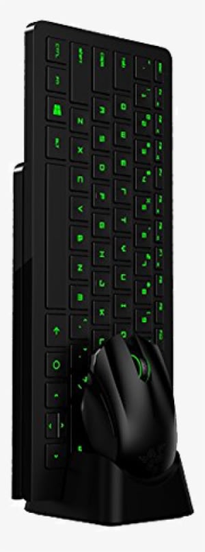 Gaming Keyboard & Mouse - Razer Turret Living Room Gaming Mouse And Lapboard - Transparent PNG Free Download