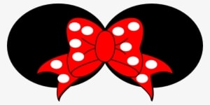 Minnie Mouse White Clip Art At Clipart - Minnie Mouse Ear Clip Art - Transparent PNG Free Download