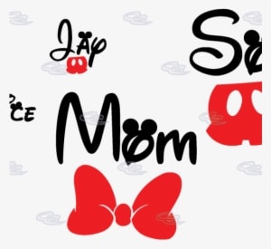 Mickey Mouse Big Brother Svg Cut File Set For Disney - Mickey Mouse Daddy Shirt - Transparent PNG Free Download