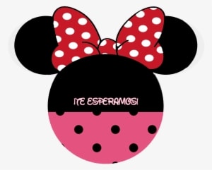 Invitación Minnie Mouse - Red Clipart Minnie Mouse Bow - Transparent PNG Free Download
