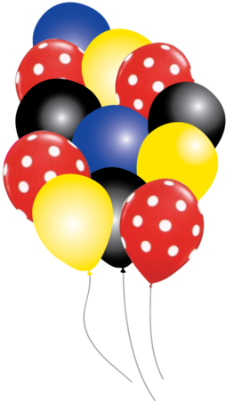 Mickey Mouse Party Balloons - Balloon Mickey Mouse Png - Transparent PNG Free Download