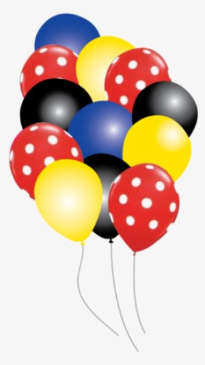 Mickey Mouse Party Balloons - Balloon Mickey Mouse Png - Transparent PNG Free Download