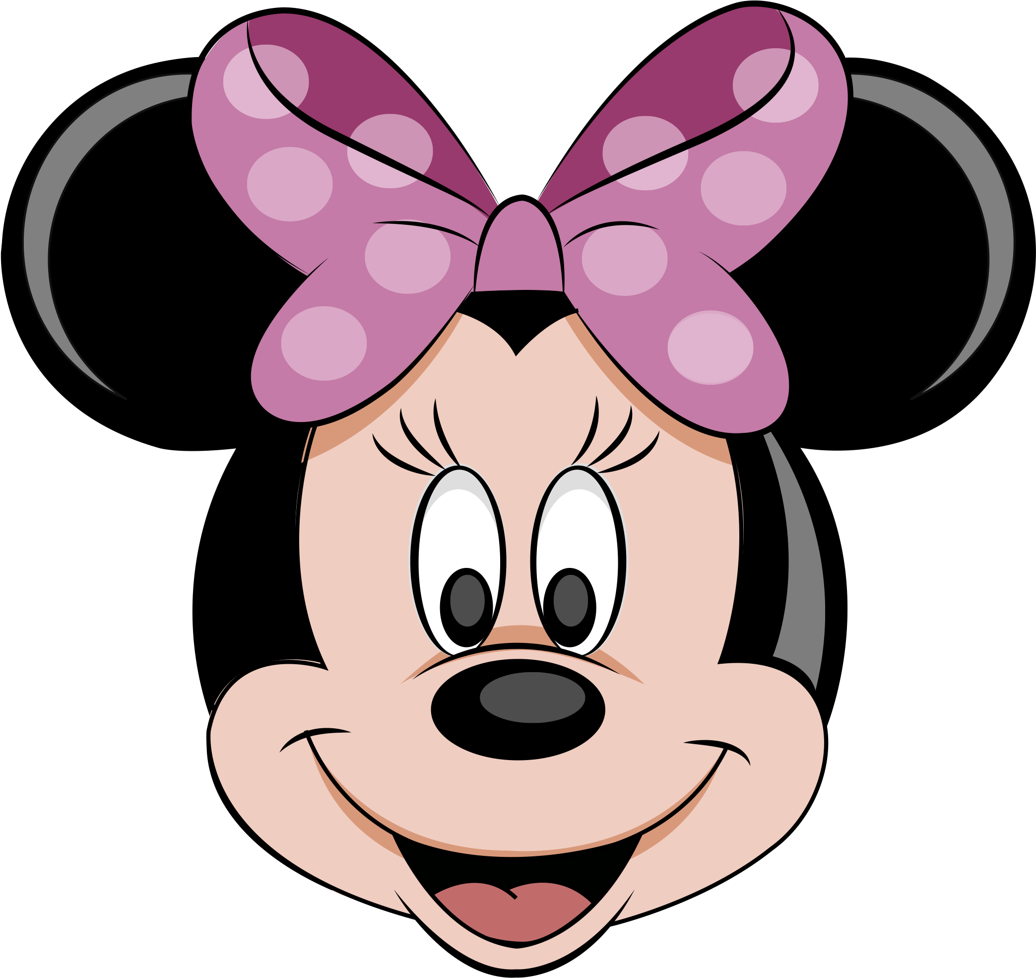 Best Baby Minnie Mouse Picture Free Hd Images - Minnie Mouse With Pink Bow - Transparent PNG Free Download