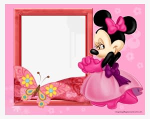 Frame Clipart Minnie Mouse - Marcos De Minnie Mouse - Transparent PNG Free Download