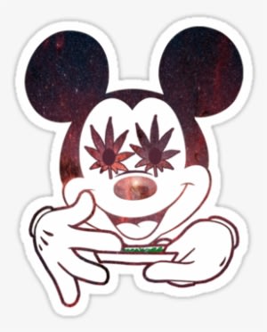 Mickey Mouse Smoking Weed Tumblr Mickey Mouse Smoking - Speak No Evil See No Evil Hear No Evil Mickey Mouse - Transparent PNG Free Download