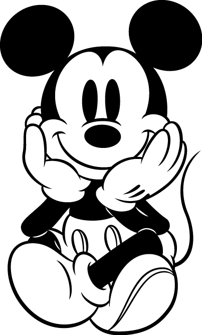 Mickey Mousr, Mickey Mouse Art, - Mickey Mouse Wallpaper Black And White - Transparent PNG Free Download
