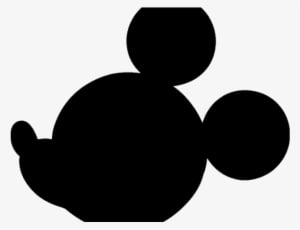 Mickey Mouse Head Silhouette - Mickey Mouse Silhouette - Transparent PNG Free Download