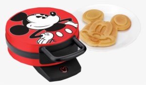 Mickey Mouse Shaped Waffle Maker - Disney Dcm-12 Mickey Mouse Waffle Maker, Red - Transparent PNG Free Download