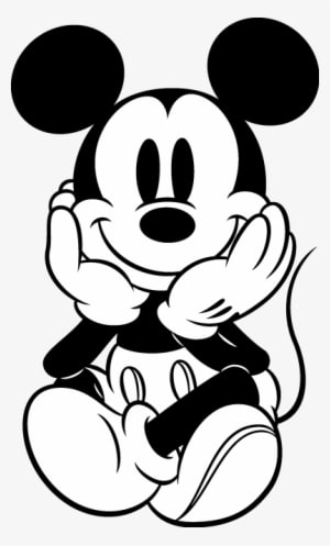 Mickey Mousr, Mickey Mouse Art, - Mickey Mouse Wallpaper Black And White - Transparent PNG Free Download