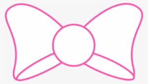 Pink Ribbon Bow Minnie Mouse Template Printable Clipart - Minnie Mouse Pink Ribbon - Transparent PNG Free Download