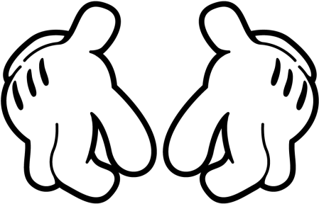 Tumblr Mickey M Mickey Mouse Gloves Tumblr - Mickey Mouse - Transparent PNG Free Download