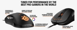 Customized By Pro-gamers - Parts Of A Gaming Mouse - Transparent PNG Free Download