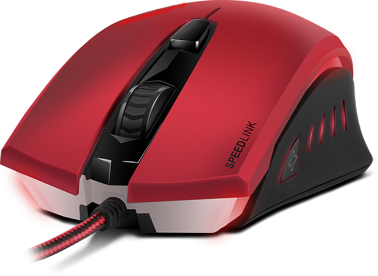 Speedlink Ledos Gaming Mouse Red - Speedlink Ledos Gaming Mouse - Transparent PNG Free Download