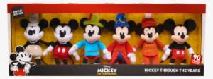 Mickey Mouse 90th Anniversary Through The Years Bean - Mickey Mouse 90th Anniversary Plush - Transparent PNG Free Download
