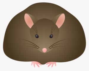 Ill Png, Fat Brown Mouse - Fat Mouse Clip Art - Transparent PNG Free Download