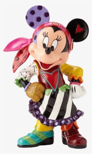 Minnie Mouse Pirate Figurine Available At Karin's Florist - Enesco, Disney By Britto - Minnie Mouse Pirate Figurine - Transparent PNG Free Download