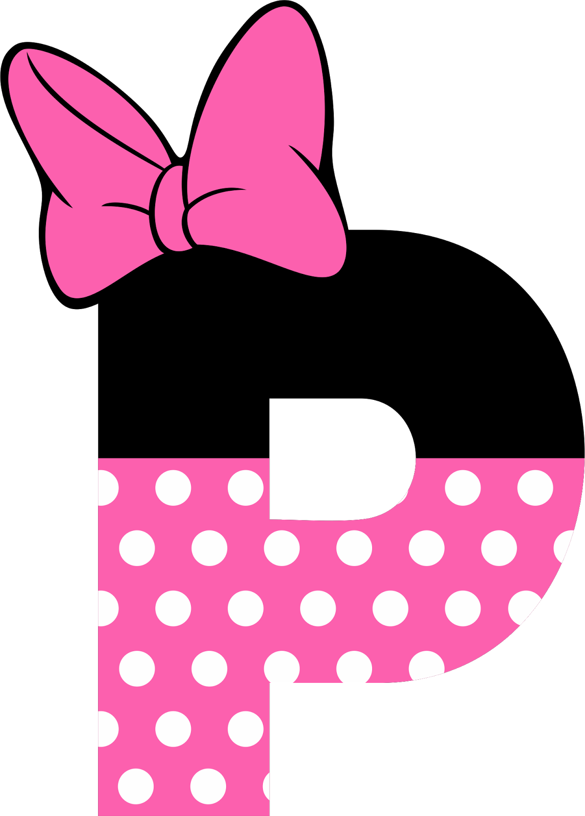 Free Red Minnie Mouse Png - Minnie Mouse Letters - Transparent PNG Free Download