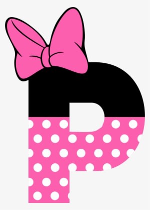Free Red Minnie Mouse Png - Minnie Mouse Letters - Transparent PNG Free Download