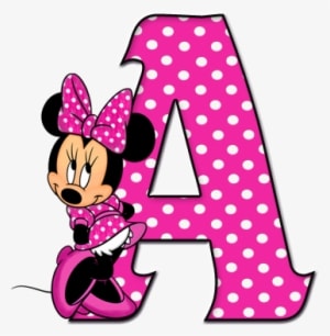 Pink Minnie Mouse Png Alfabeto Decorativo - Minnie Mouse Png - Transparent PNG Free Download