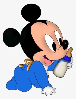 Mickey Mouse Disney Clipart - Cartoon Mickey Mouse Baby - Transparent PNG Free Download