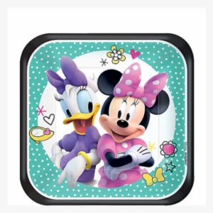 Minnie Mouse Happy Helpers Dessert Plates, - Daisy Duck Minnie Mouse - Transparent PNG Free Download