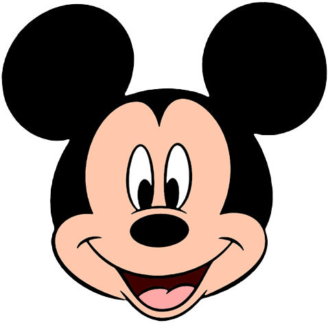 Deluxe Minnie Mouse Cartoon Face Mickey Mouse Clip - Mickey Mouse Face Png - Transparent PNG Free Download
