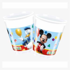 Play Full Micky Party Plastic Cups - 8 Disney Mickey Mouse Clubhouse Party Plastic Cups - Transparent PNG Free Download