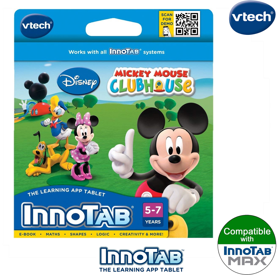 Disney Mickey Mouse Clubhouse - Vtech Innotab Software: Mickey Mouse Clubhouse - Transparent PNG Free Download