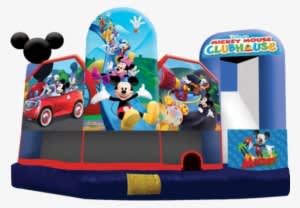 Mickey Mouse Clubhouse 5n1 Combo Bounce House - Mickey Mouse Bounce House Rental - Transparent PNG Free Download