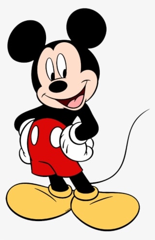 New Mickey Mouse Back View New Standing With His Hands - Mickey Mouse Vector Png - Transparent PNG Free Download