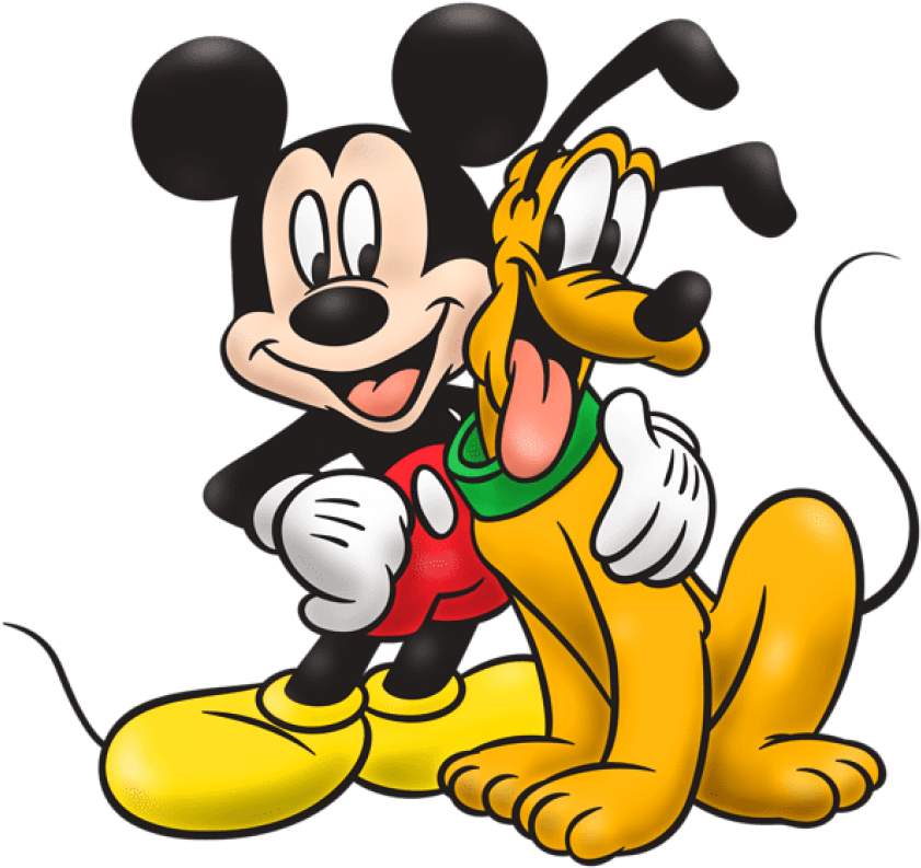 Free Png Download Mickey Mouse And Pluto Png Clipart - Mickey Mouse Y Pluto Png - Transparent PNG Free Download