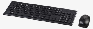"cortino" Wireless Keyboard/mouse Set - Dell Km636 Wireless Keyboard & Mouse Black - Transparent PNG Free Download