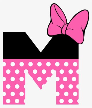 Minnie Mouse Printable Alphabet Letters - Letras De Minnie Mouse - Transparent PNG Free Download