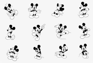Free Png Download Vector Mickey Mouse Hands Png Images - Mickey Mouse Drawing Vector - Transparent PNG Free Download