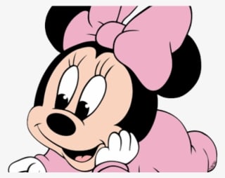 Minnie Mouse Clipart Leopard Print - Baby Minnie Mouse Drawing - Transparent PNG Free Download